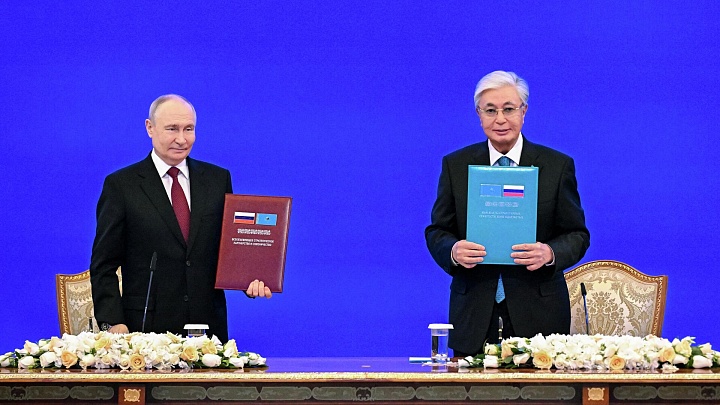 Россия и Казахстан заключили договор о сотрудничестве в нефтяной отрасли